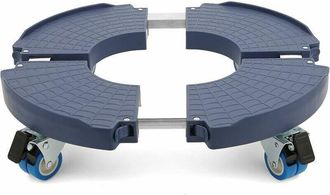 Gabrielle Soporte Para Plantas Con Ruedas, Rotaci&oacute;n De 360&deg;, Capacidad De 200 Kg, Bandeja Rodante Ajustable De &Oslash; 40-54 Cm, Soporte Para Macetas De Interior Y Ex