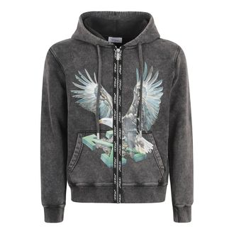 Off-white Heren, Sweatshirts & Hoodies, Zwart, Maat: L Katoen