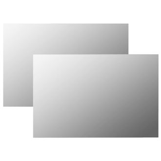vidaXL Vidaxl - Espejos De Pared Rectangulares 2 Unidades Vidrio 60x40 Cm