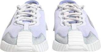 Dolce & Gabbana Purple White NS1 Lace Up Low Top Sneakers Mens Shoes (Pre-Owned)