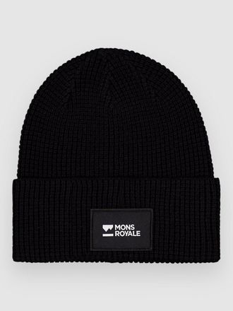 Mons Royale Bluff Merino Beanie schwarz
