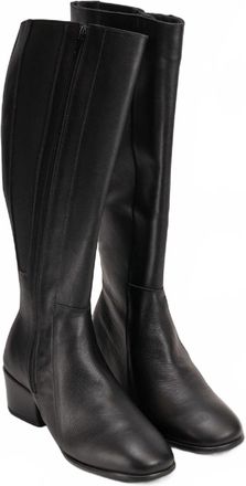 Naot Womens Gift Calf Boot In Soft Black Leather