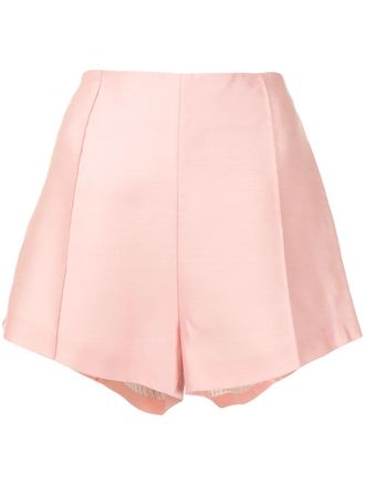 macgraw Poet high-waisted short shorts - women - Silk/Wool - 12 - Pink