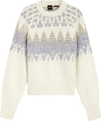HUGO BOSS Donna, Maglie, Bianco, L, new
