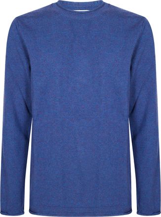 Comme Des Gar&ccedil;ons Relaxed Fit Black Wool Sweater with Classic Crew Neckline