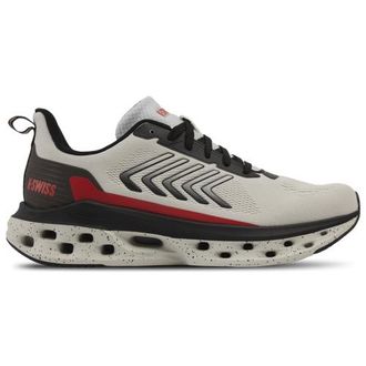 K-Swiss Mens Melrose Tubes Lite - Running Shoes Black/Oyster Mushroom/Mars Red Size 10.0