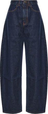 Alaia Round Denim Jeans