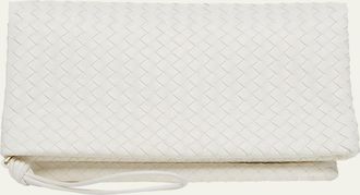 Bottega Veneta Folded Nappa Leather Clutch Bag