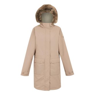 Regatta Womens/Ladies Sabinka II Parka (Warm Taupe) material_Synthetic - Size 14 UK