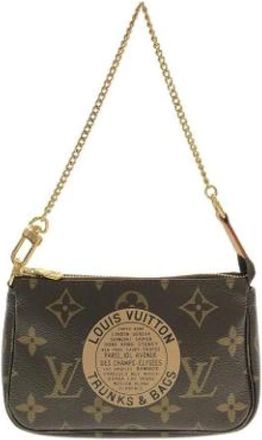 Louis Vuitton Pre-owned Mini Bags, female, Brown, Size: ONE SIZE Pre-owned Mini Pochette
