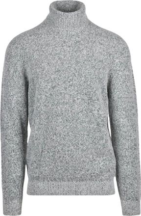 Scaglione Truien & Vesten, Heren, Grijs, L, Wol, Maglione Collo Alto