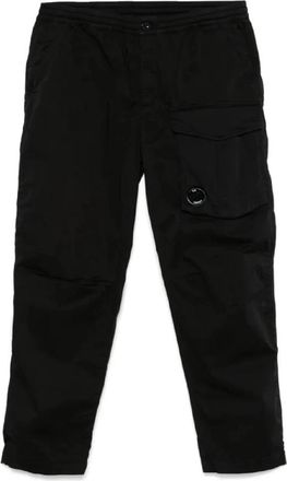 C.P. Company Zwarte Cargo Broek Verhoogt Stijl - Heren - Straight fit broeken - Zwart - XL - Broeken
