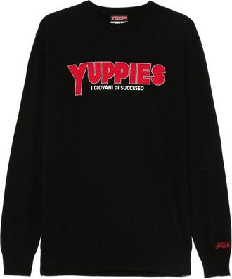 MC2 Saint Barth Black Sweater Heron Light