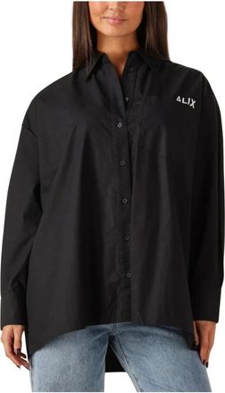 ALIX The Label Alix The Label, Dames, Blouses & Shirts, Zwart, Maat: S Katoen