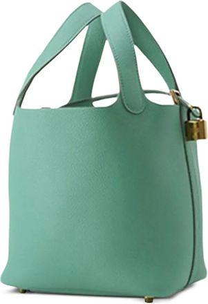 Herm&egrave;s 2022 Maurice Picotin Lock 18 handbag - Groen