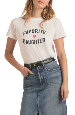 Favorite Daughter Graphic T-Shirt in White at Nordstrom, Size X-Large