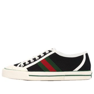 Gucci (WMNS) Gucci Tennis 1977 Trainers Black Canvas 859219-FAFS4-1090