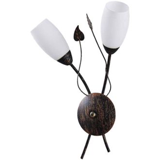 Lindby L&aacute;mpara De Pared stefania En Marr&oacute;n Metal - Lindby