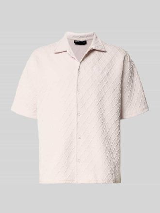 Pegador Modern Fit Freizeithemd mit Logo-Stitching Modell Jovren in Flieder, Gr&ouml;&szlig;e XXL