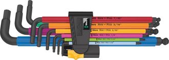 Wera 05022640001 Juego De Llaves Allen En &Aacute;ngulo Multicolor 9 Piezas