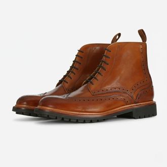 Oliver Sweeney Mens Dunbeath Dark Tan - Size UK 8