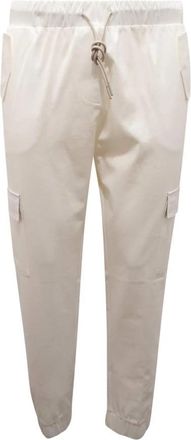 People of Shibuya Cargo Tech Broek - Heren - Slim Fit Broeken - Wit - S - Polyester - Broeken
