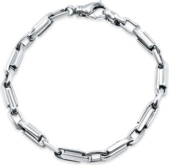 Pompeii3 Mens 14k Gold (23gram) or Platinum (37gram) 5mm Link Bracelet 8.5