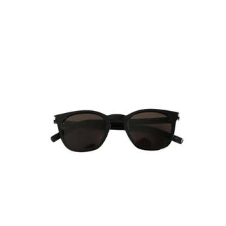 Saint Laurent Pre-owned Accessories, female, Black, Size: ONE SIZE Pre-owned Plastic Sunglasses