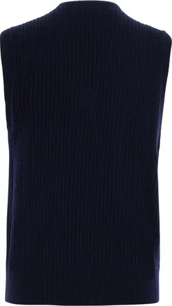 Emporio Armani Mens V-Neck Blazer Blue Wool-Cashmere Blazers Jacket