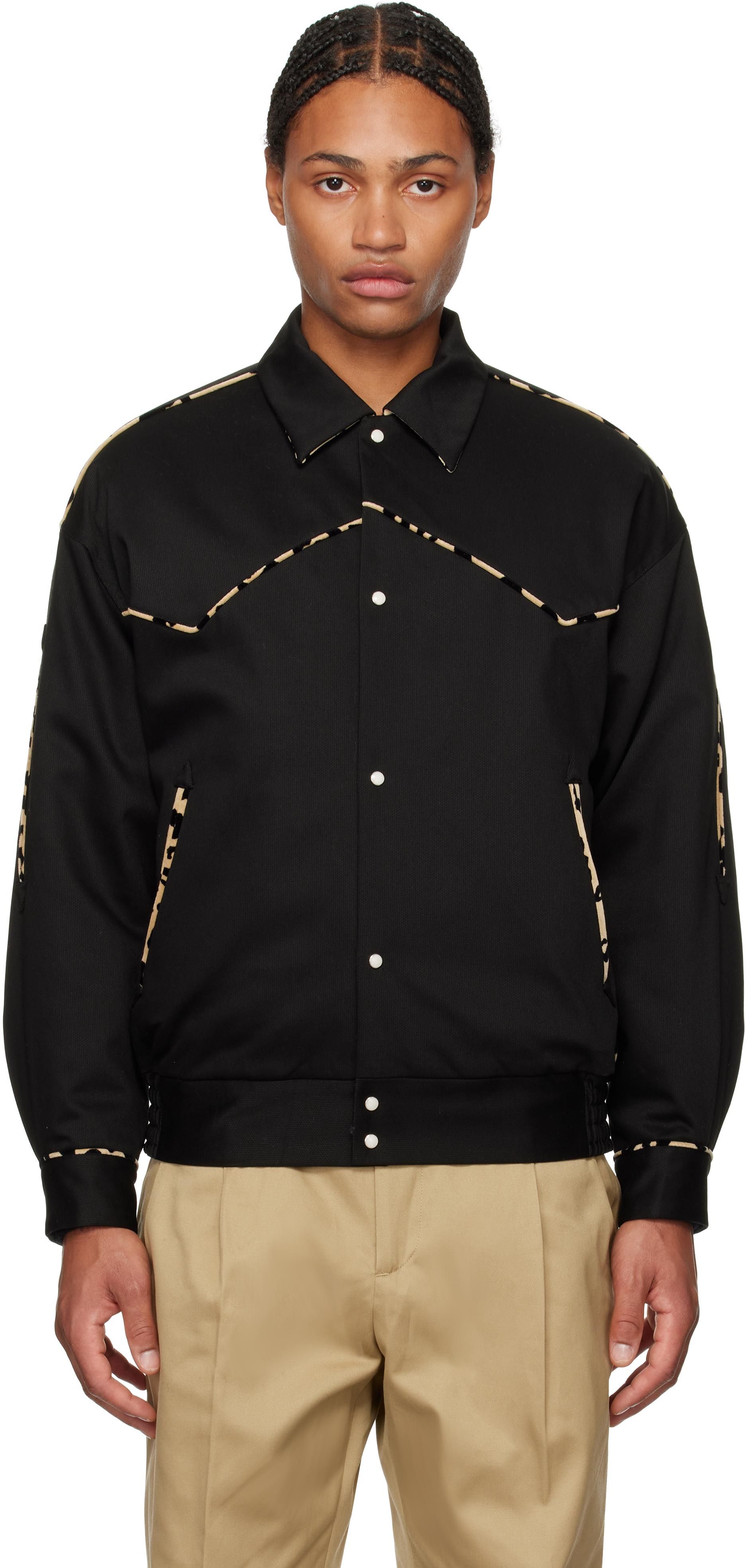 ジャケット・アウター WACKO MARIA 17ss SPORTS JACKET PALM TREE TOADDITDO Black Palm Tree Suit Blazer for Men's Jackets