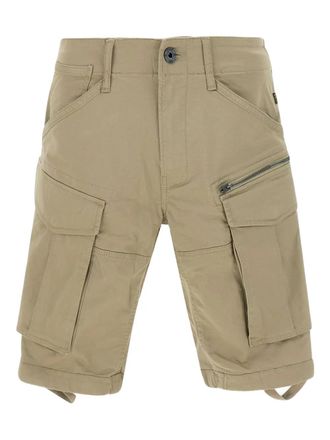 G-Star organic cotton-blend cargo shorts - men - Organic Cotton/Elastane - 30 - Neutrals