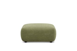 Castlery Auburn Ottoman Customized, (Washed Chenille) Moss, Machine Washable, Modular for Ottomans, Green, Castlery