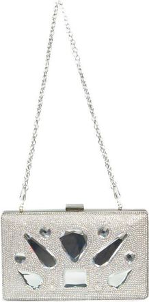 Lauren Lorraine Sheena Clutch in Silver at Nordstrom