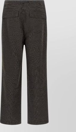 Gramicci checked wide-leg cargo shorts