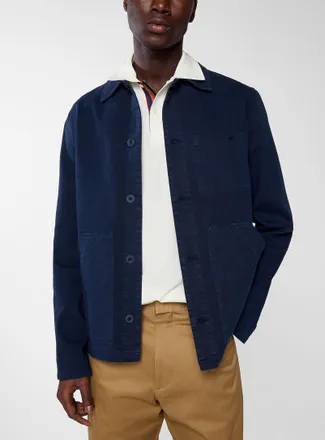 Paul Smith Mens Navy twill chore jacket