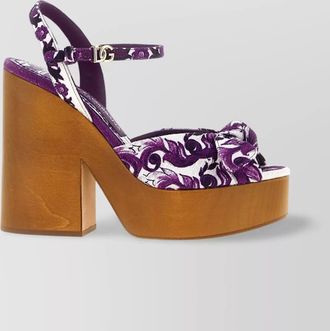 Dolce & Gabbana embroidered sandals