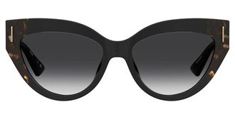 Moschino MOS208/S WR7/9O Womens Sunglasses Black Size 56