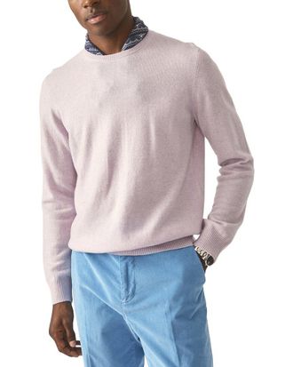 J.McLaughlin J.Mclaughlin Purple Caldwell Cashmere Crewneck Sweater