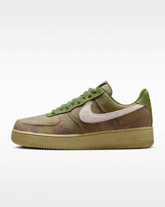 Nike Mens Air Force 1 Low Sneakers In Camo