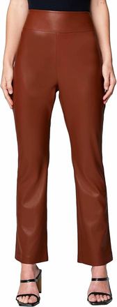 Blank NYC Vegan Leather Wide Yoke Kick Flare Pant In Shake The World