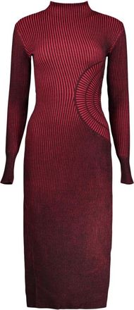 Desigual Bloody Long Dress - Dames - Jurken - Rood - Maat: S Viscose