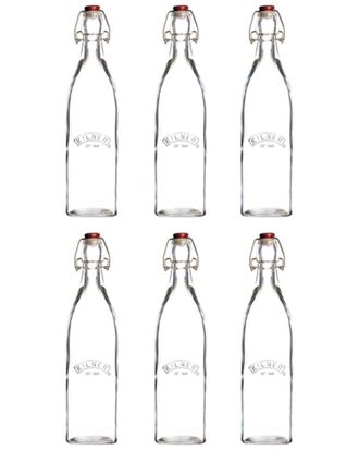 Kilner Kilner Square Clip Top Bottles 34Oz
