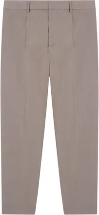 Emporio Armani Straight Fit Front Back Slit Trousers