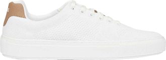 HUGO BOSS Dames Katie Leren Sneakers (Wit)