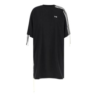 Yohji Yamamoto T-Shirts, female, Black, Size: XS Mini Dress