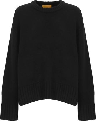 Guest In Residence Cozy Crew Sweater - Dames - Ronde hals truien - Zwart - XS - Kasjmier - Truien & Vesten