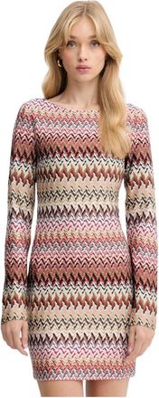 Missoni Mini Jurk - Dames - Kleedjes - Veelkleurig - L - Kleedjes