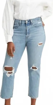 Levi's Premium Wedgie Fit Straight Leg Jeans In Blue