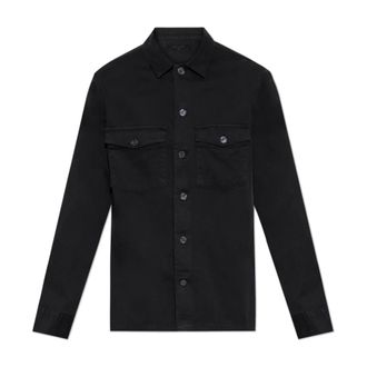 AllSaints Spotter Shirt - Heren - Casual Overhemden - Zwart - XS - Katoen - Overhemden