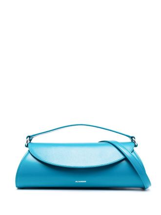 Jil Sander Cannolo shoulder bag - women - Ovine Leather (top grain)/Calf Leather - OS - Blue